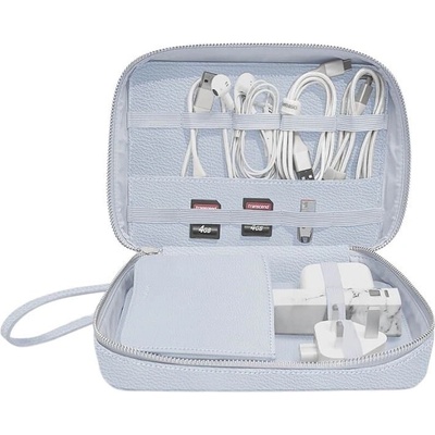 Stackers Калъф за зарядни и слушалки Stackers Pebble лавандулов (74536)