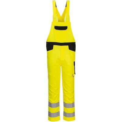 Portwest PW244 Reflexné nohavice na traky PW2 reflexná žltá čierna