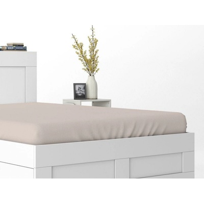 Detexpol Prostěradlo Mikrosatén béžové Polyester 90x200