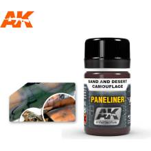 AK Weathering Air Paneliner For Sand and Desert Camouflage