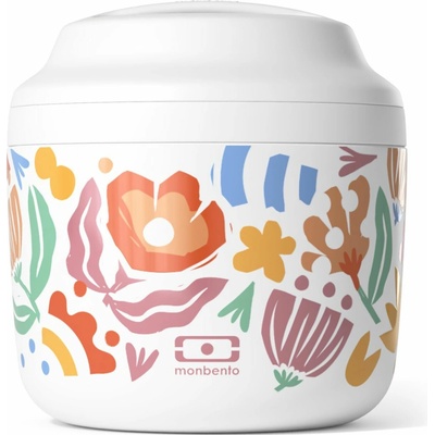 Monbento Nerezový termobox na jídlo Element Graphic Papercut 550ml