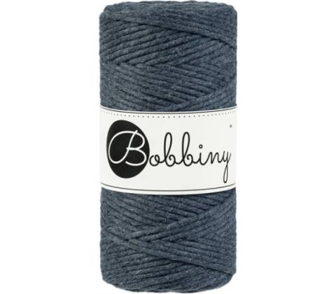 Bobbiny Macrame Regular 3mm - charcoal