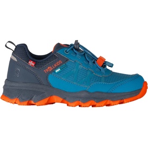 Trollkids Детски мултиспорт обувки Trollkids Kid's Trolltunga Hiker Low XT Multisport shoes - Atlantic Blue / Glow Orange / Dark Navy - размер 37 (EU) (702-4134-0320)
