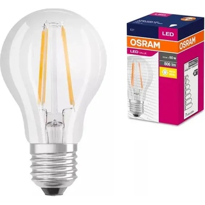 OSRAM LED ЛАМПА VALUE FILAMENT CLA60 806lm/827 E27 LEDVANCE (LEDVANCE 4058075819658)