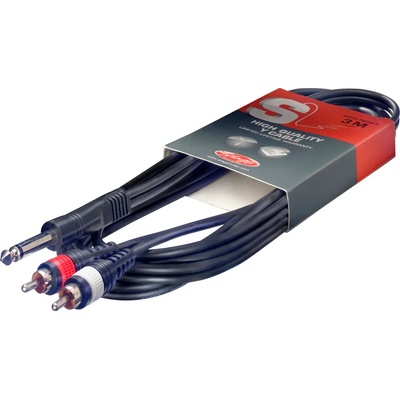 Stagg Кабел готов жак - 2 чинча stagg - Модел syc3/p2cm e 3 метра