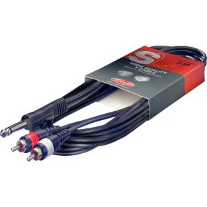 Stagg Кабел готов жак - 2 чинча stagg - Модел syc3/p2cm e 3 метра