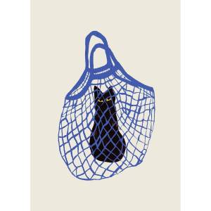 The Poster Club Постер 30x40 cm The Cat’s In The Bag - Chloe Purpero Johnson - The Poster Club (10601-3)