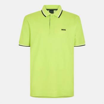Boss Блуза с яка Boss Men's Paddy Short-Sleeve Polo Shirt - Bright Green