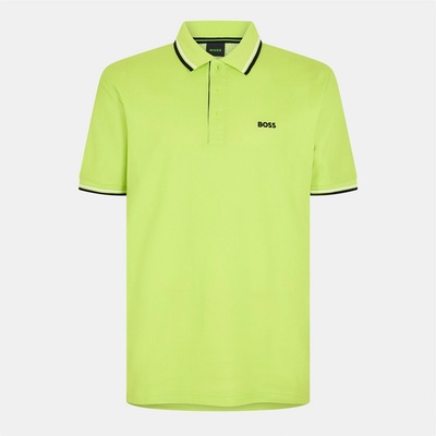 Boss Блуза с яка Boss Men's Paddy Short-Sleeve Polo Shirt - Bright Green