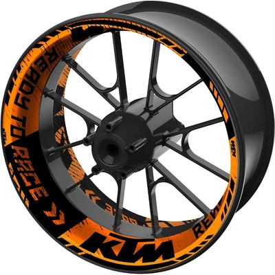 M-Style jednodílné polepy na kola KTM READY TO RACE