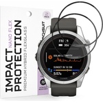 Techsuit Протектор за Garmin Fenix 7S Pro Solar - Nano Flex (2 pack) - Techsuit - Черен (KF2363725)