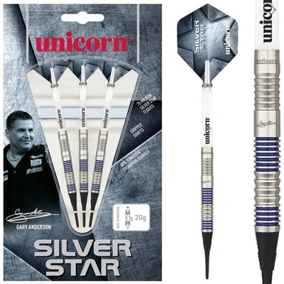 Unicorn Soft Silverstar 80% P3 - Gary Anderson - 18g (04773)