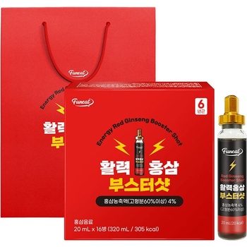 Fun Real White Енергиен бустер с червен женшен, 16 флакона х 20 ml | Fun Real White (RE_950899 FUN)