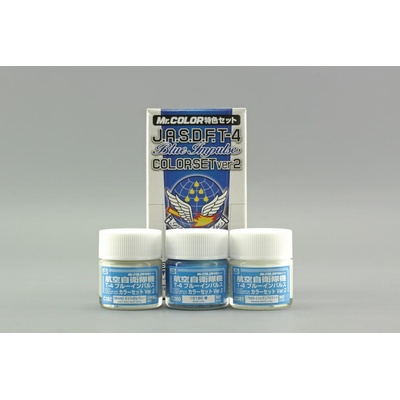 GSI/Gunze Sada farieb Mr. Color J.A.S.D.F. T-4 Blue Impulse Ver. 2 3× 10 ml