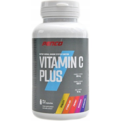 Vitamín C plus D3+Zinc 120 kapslí