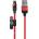 YOOKIE Магнитен кабел за данни Yookie CB4, 3in1, Micro USB, Lightning, Type-C, 1.0m, Different colors - 40152 (DE-40152)
