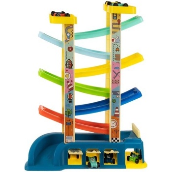 Kruzzel 17491 Barevná závodní dráha 8 autíček