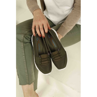 Moda Trend Дамски спортни обувки - Каки #326675 (326675_Хаки)