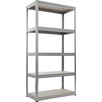 Image 1 of Carmen Стелаж Carmen Star 3580502, 5 бр. рафтове, 180 cm височина, 90 cm ширина, до 175 kg товаропоносимост, метален, сив (3580502)