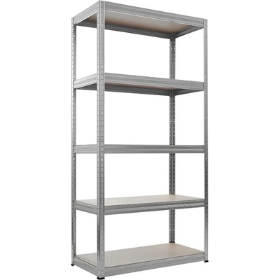 Carmen Стелаж Carmen Star 3580502, 5 бр. рафтове, 180 cm височина, 90 cm ширина, до 175 kg товаропоносимост, метален, сив (3580502)