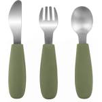 Zopa Силиконови детски прибори Zopa - Forest Green (954576) - baby