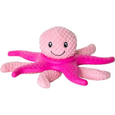Kiwi Hračka pes OCTOPUS & STARFISH plyš,TPR růžov 27 cm