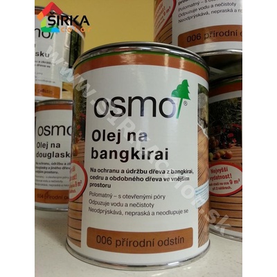 Osmo 006 Terasový olej 2,5 l Bangkirai