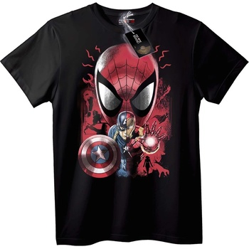 NOONEBRAND Тениска Marvel герои - XL, Black