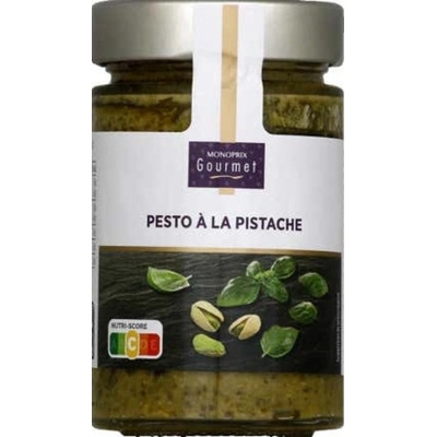 Monoprix Gourmet Pesto s pistáciemi 180 g