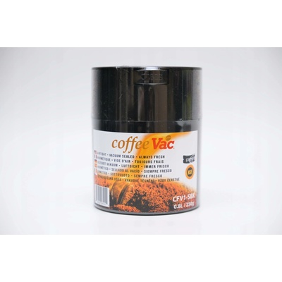Tightpac Vakuová dóza Coffevac 250 g černá