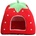 PlayMe Bed Strawberry - Легло за куче или котка тип хралупка Ягода