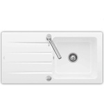 Villeroy & Boch Architectura - Керамична мивка 100x51 см с отвод, CeramicPlus, алпийско бяло 336002R1 (336002R1) Мивка за вграждане