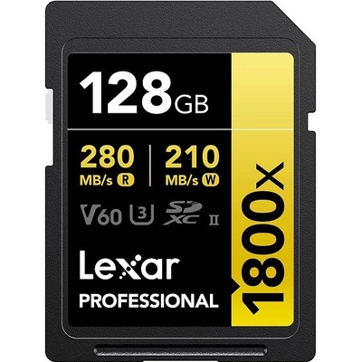 Lexar SDXC Pro 1800x 128 GB LSD1800128G-BNNNG