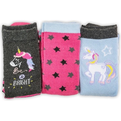 Pidilidi, PD013401 veselé ponožky FUNNY dívčí 3pack