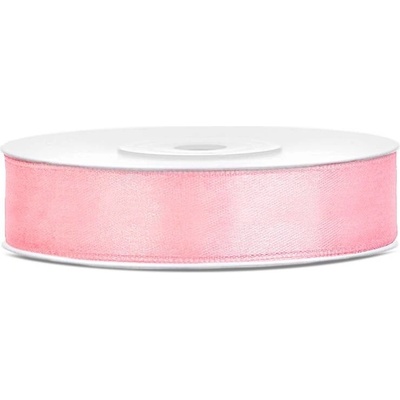 PartyDeco Světle růžová stuha 12 mm x 25 m (1 ks) – Zboží Mobilmania