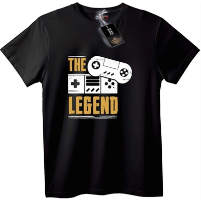 NOONEBRAND Тениска Ретро Легенда на Играта - 2XL, White