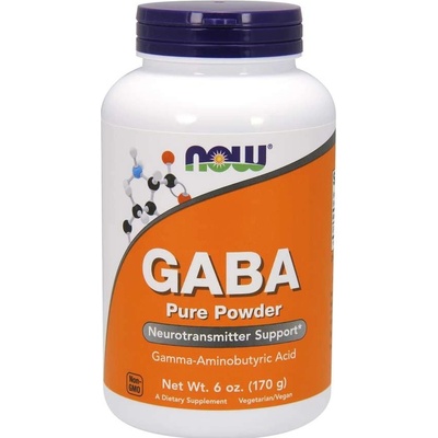 NOW Foods GABA kyselina gama-aminomáselná čistý prášek 170 g