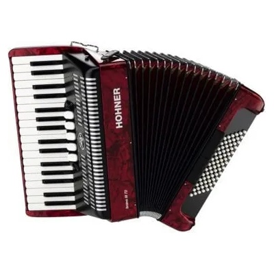 Hohner Bravo III 72 Пиано акордеон Red (A16632)