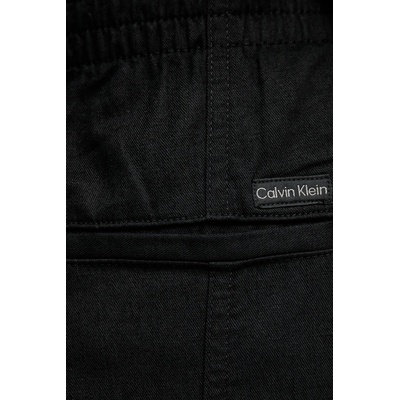 Панталон с лен Calvin Klein Jeans (J20J225340)
