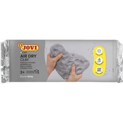 JOVI Self-Hardening Modelling Clay Самосъхнеща глина Grey 1000 g (86G)