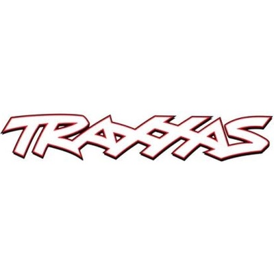 Traxxas PVC стикер бял 32x7cm