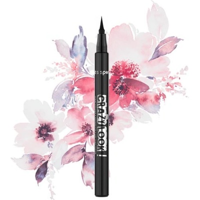 Miss Sporty Crazy Look tekuté očné linky 1 Extra Black 1,6 g