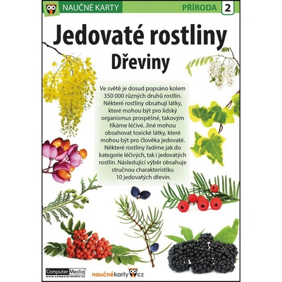 Naučné karty Jedovaté rostliny Dřeviny