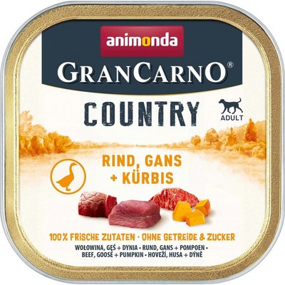 Animonda GranCarno Country Adult hovězí a husa s dýní 22 x 150 g