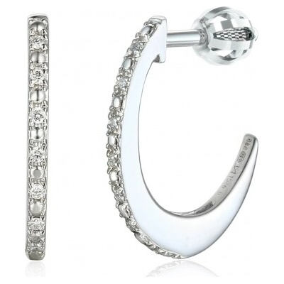 Gems, Diamantové náušnice Verona, bílé zlato s brilianty, 585-38-3-1692.1B00.0.00.HSI.000.05