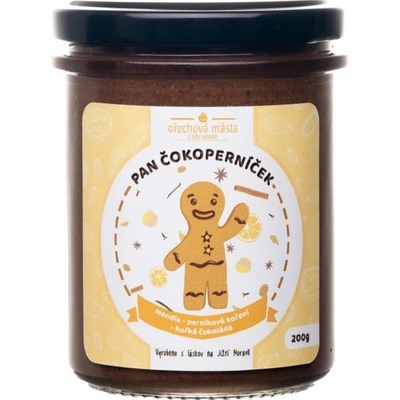 Ořechové másla z jižní Moravy Ořechové máslo pan čokoperníček 200 g