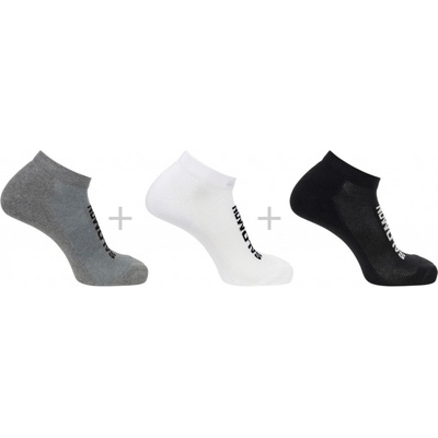 Salomon Everyday Low 3-Pack LC2087100 black/white med/grey melange