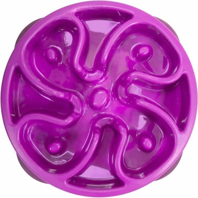 Outward Hound Zpomalovací miska FUN FEEDER FLOWER fialová Medium 20 cm