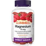 Webber Naturals Magnesium Gummies, 75 mg, 75 желирани таблетки, Webber Naturals (3944 WN)