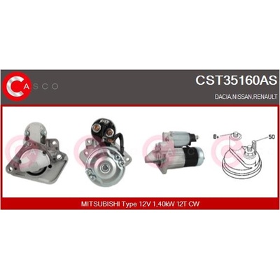 CASCO Štartér CST35160AS